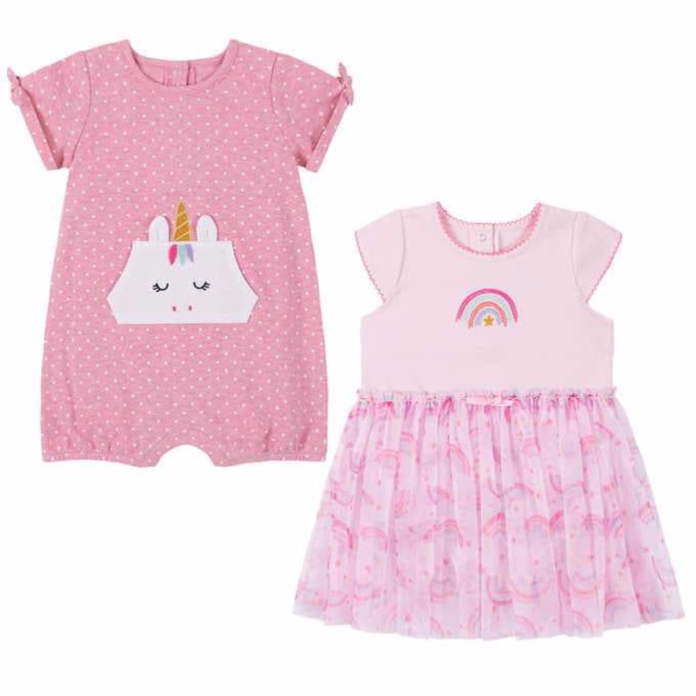 KIDS HEADQUATERS UNICORN 2 PIECE ROMPER - *NEW W/TAGS